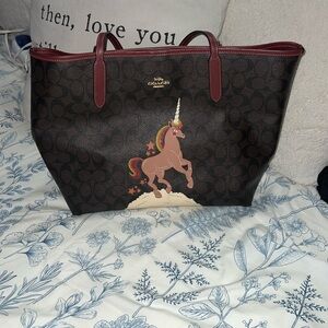 Special edition, unicorn coach bag